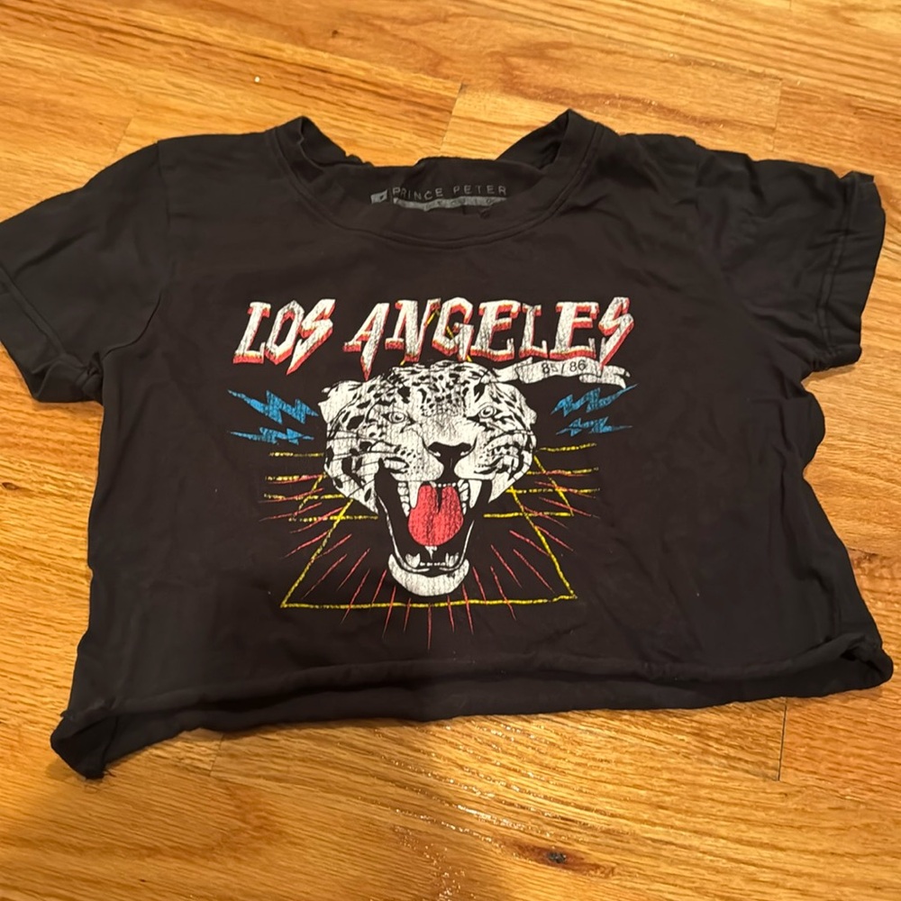 Los Angeles Cropped Prince Peter Tshirt